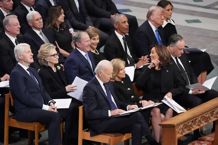 Presidents at Carter's funeral