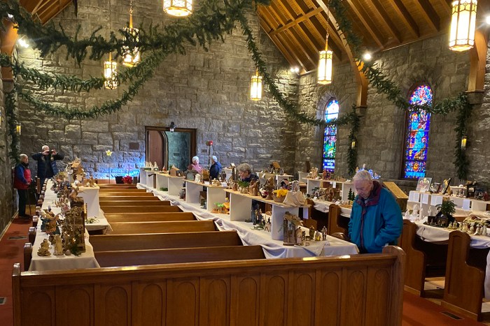 Nativities on display