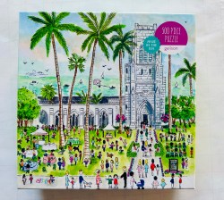 Bethesda-by-the-Sea Episcopal church Palm Beach Florida Michael Storrings Galison jigsaw puzzle box