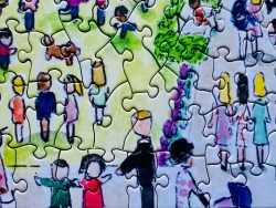 Bethesda-by-the-Sea Episcopal Church Sunday in Palm Beach Florida Galison jigsaw puzzle Tim Schenck